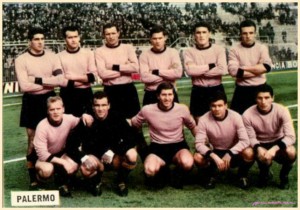 figurine calciatori palermo 1962-1963 fotocalcio squadra