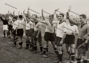 Palermo Calcio 1936-1937 serie B campo notarbartolo agosto 1936 saluto fascista