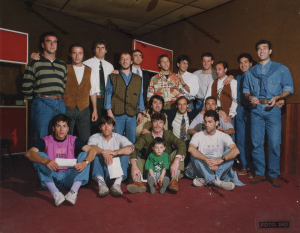 Palermo Calcio 1990-1991 studio di registrazione con Rino Martinez