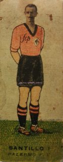 figurine calciatori palermo 1930 Santillo