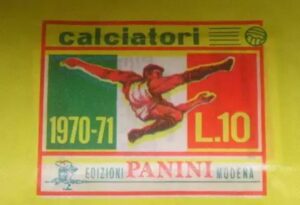 Bustina Panini 1970-71