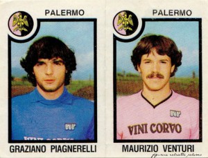 figurine calciatori Palermo 1982-1983 Piagnerelli-Venturi