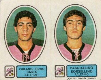 figurine calciatori palermo 1977-1978 Iozzia Borsellino