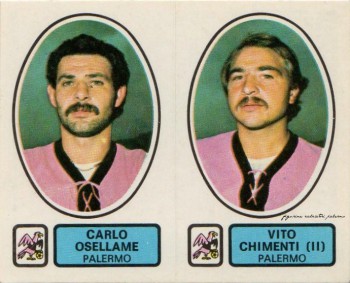 figurine calciatori palermo 1977-1978 Osellame-Chimenti