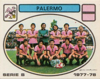 figurine calciatori palermo 1977-1978 Squadra