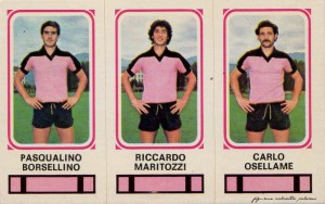 figurine calciatori palermo 1978-1979 Borsellino-Maritozzi-Osellame
