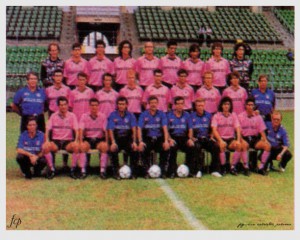 figurine calciatori palermo 1992-1993 Squadra