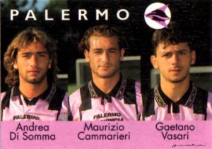 Figurine calciatori palermo 1996 calcio flash Di Somma-Cammarieri-Vasari