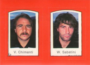 figurine calciatori palermo 1979 Chimenti-Sabatini
