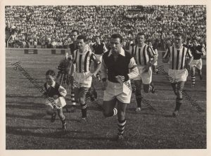 Palermo Calcio 1953-1954 Palermo-udinese 4-0 Capitano Gino Giaroli